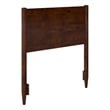 Pasadena Twin Solid Wood Panel Headboard in Walnut