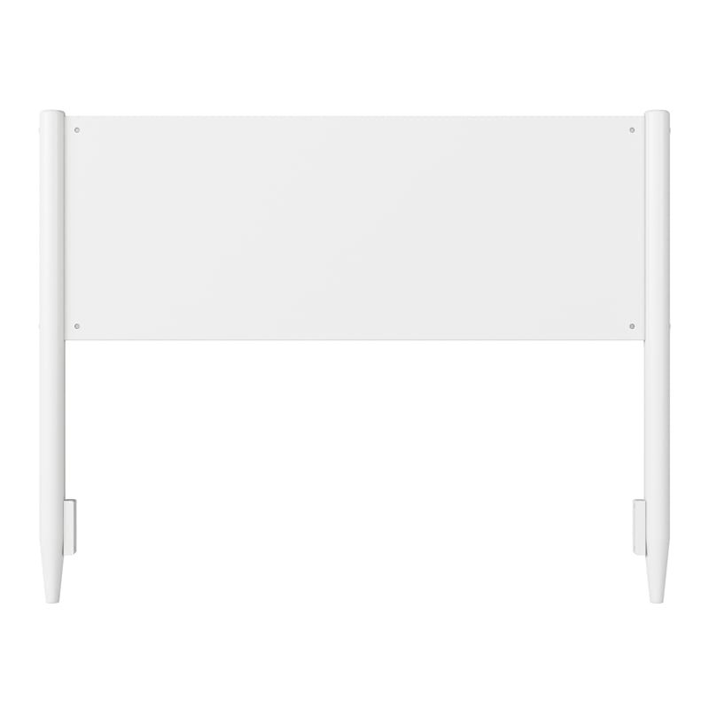 Pasadena Full Solid Wood Panel Headboard in White
