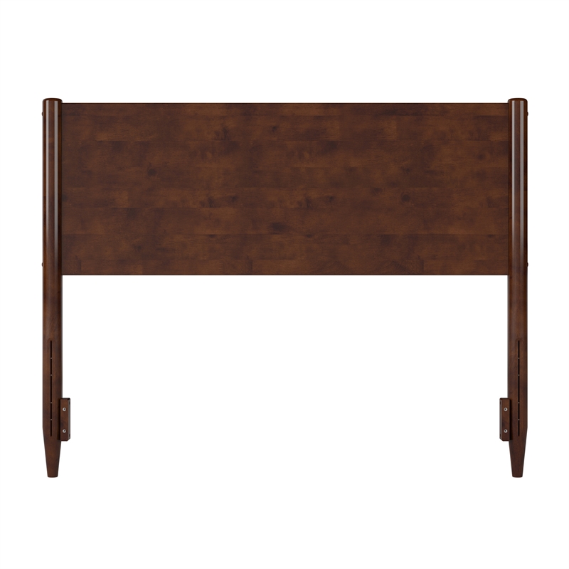 Pasadena Full Solid Wood Panel Headboard in Walnut