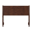 Pasadena Full Solid Wood Panel Headboard in Walnut