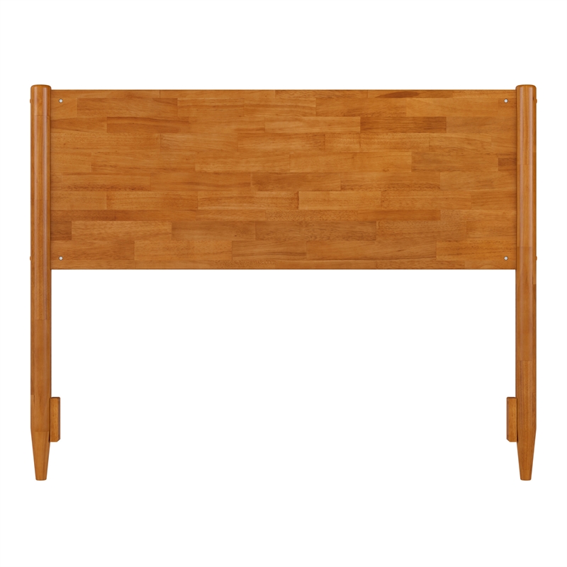 Pasadena Full Solid Wood Panel Headboard in Light Toffee