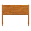 Pasadena Full Solid Wood Panel Headboard in Light Toffee
