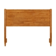 Pasadena Full Solid Wood Panel Headboard in Light Toffee