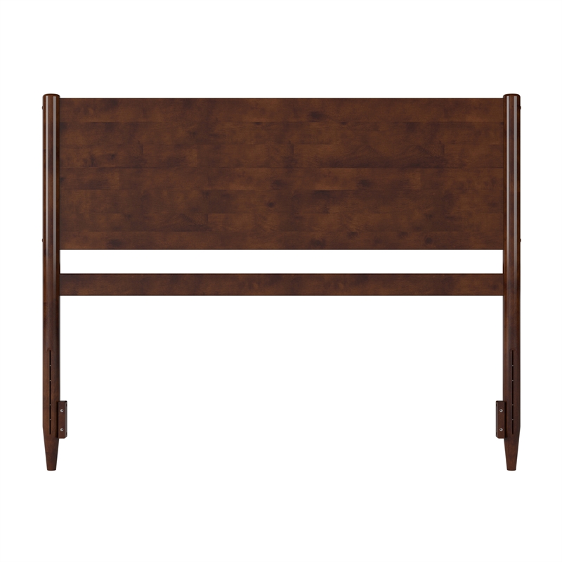 Pasadena Queen Solid Wood Panel Headboard in Walnut