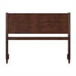 Pasadena Queen Solid Wood Panel Headboard in Walnut