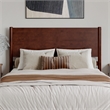 Pasadena Queen Solid Wood Panel Headboard in Walnut
