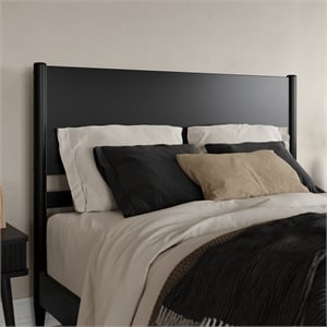 Pasadena Queen Wood Panel Headboard in Black