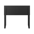 Sophia Twin Solid Wood Headboard in Black
