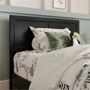 Sophia Twin Solid Wood Headboard in Black