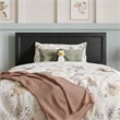 Sophia Twin Solid Wood Headboard in Black