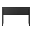Sophia Full Solid Wood Headboard in Black