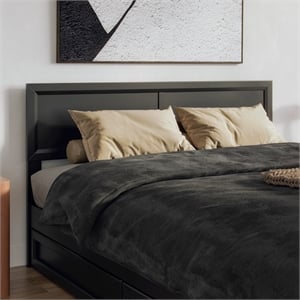 Sophia Queen Solid Wood Headboard in Black