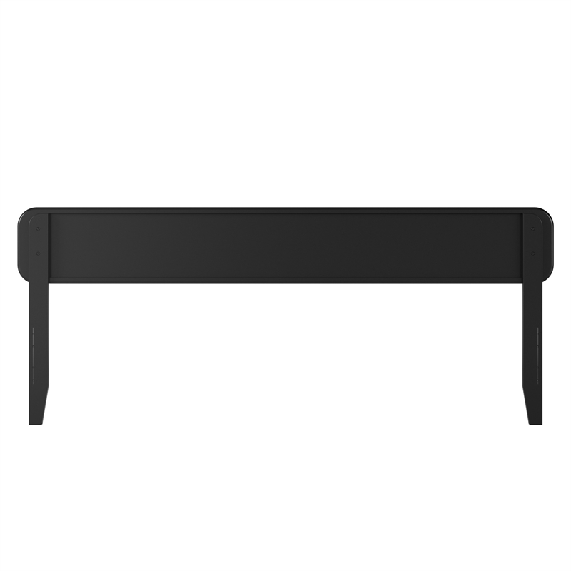 Florence King Solid Wood Headboard in Black