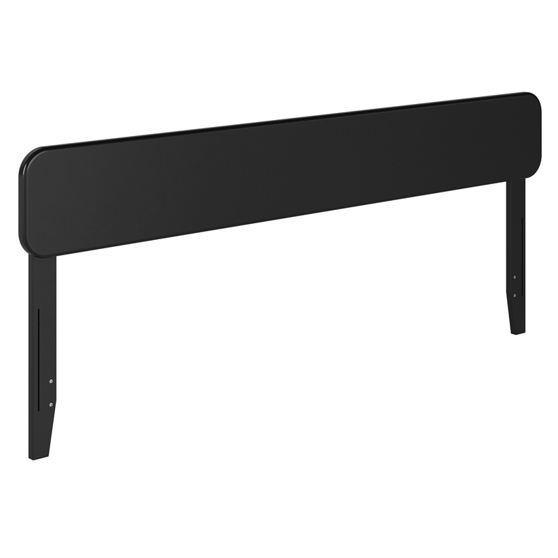 Florence King Solid Wood Headboard in Black