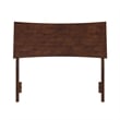 Phoenix Twin Solid Wood Headboard in Walnut