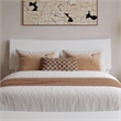 Phoenix Full Solid Wood Headboard in White