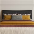 Phoenix Full Solid Wood Headboard in Black