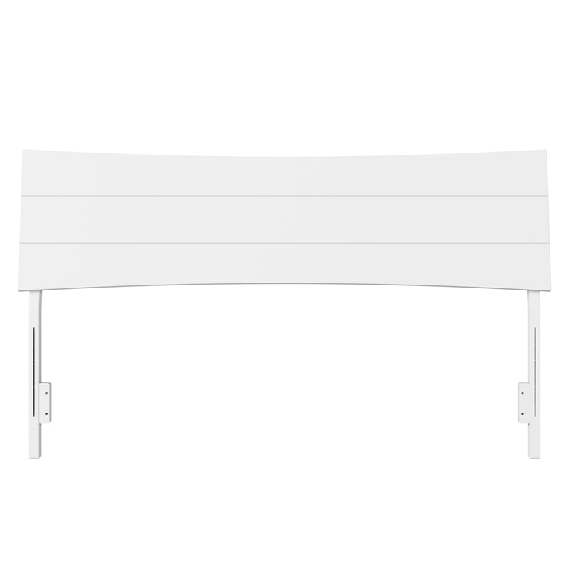 Phoenix Queen Solid Wood Headboard in White