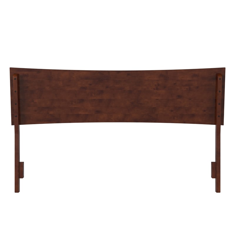 Phoenix Queen Solid Wood Headboard in Walnut