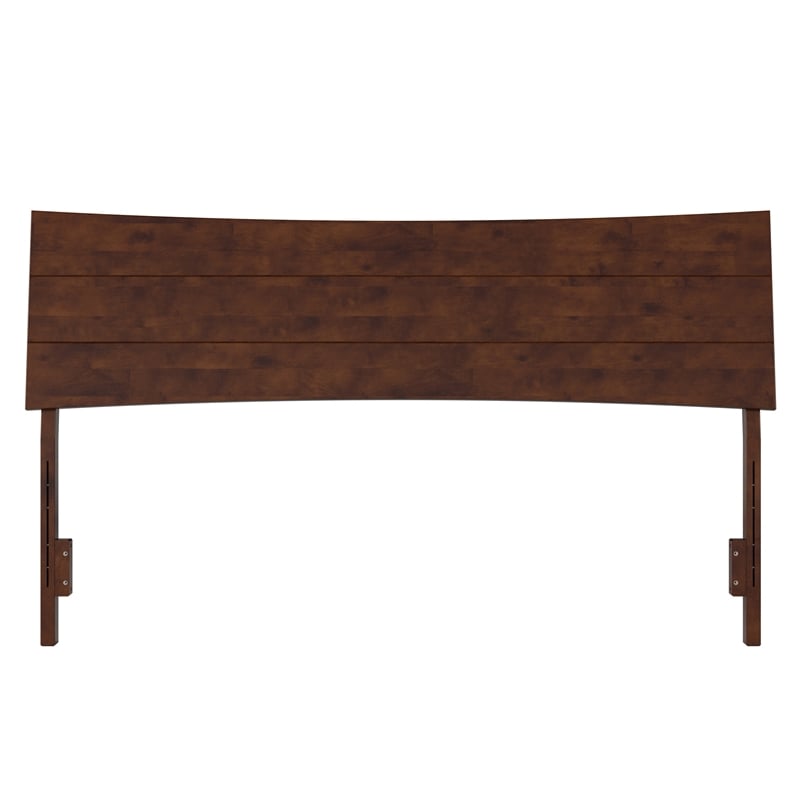 Phoenix Queen Solid Wood Headboard in Walnut