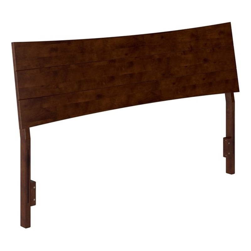 Phoenix Queen Solid Wood Headboard in Walnut