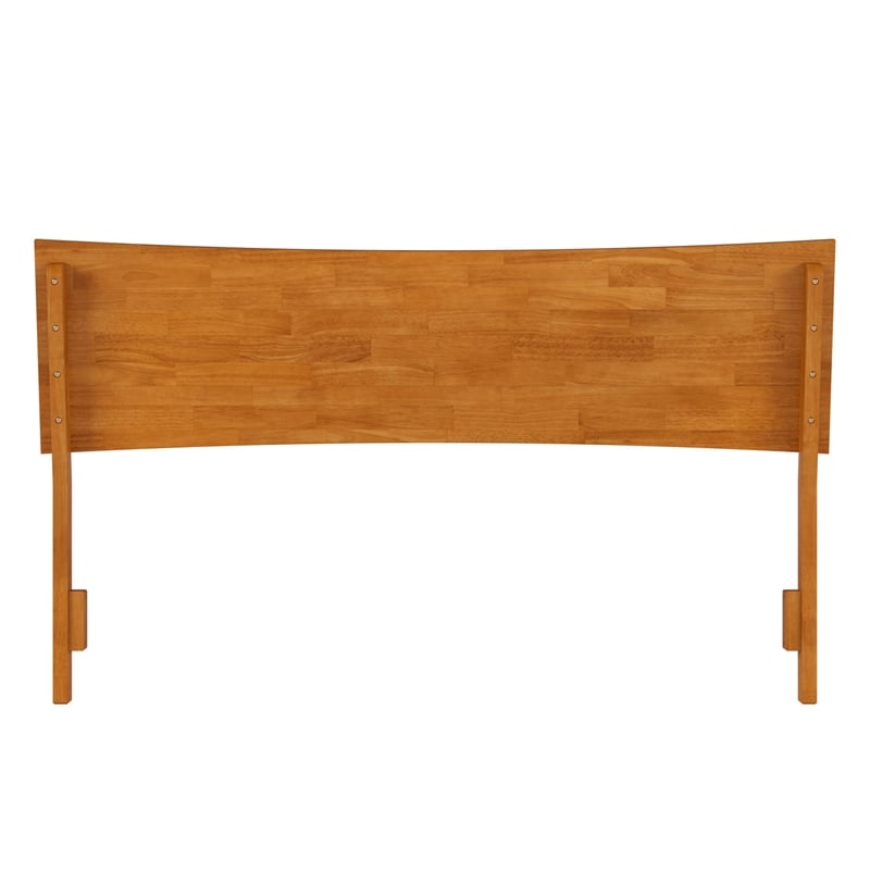 Phoenix Queen Solid Wood Headboard in Light Toffee