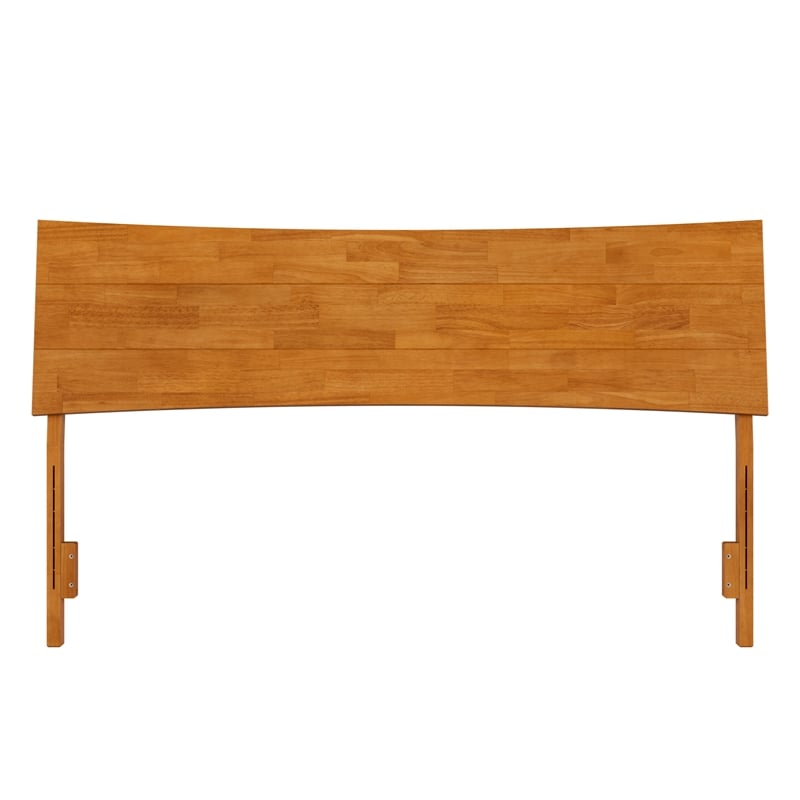 Phoenix Queen Solid Wood Headboard in Light Toffee