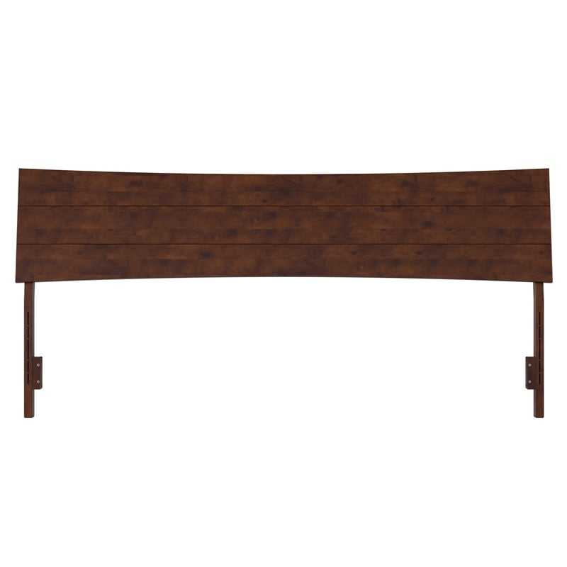 Phoenix King Solid Wood Headboard in Walnut