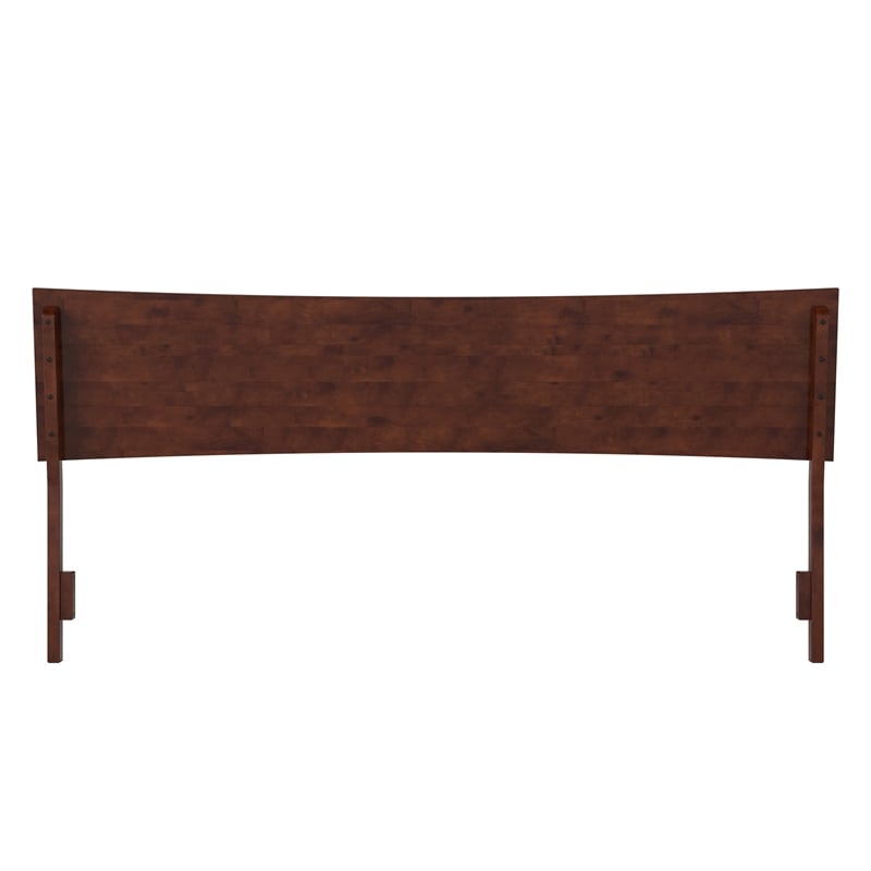 Phoenix King Solid Wood Headboard in Walnut