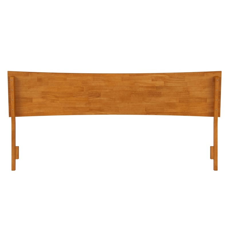 Phoenix King Solid Wood Headboard in Light Toffee