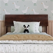 Bradford Twin Solid Wood Headboard in Walnut