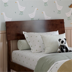 Bradford Twin Solid Wood Headboard in Walnut