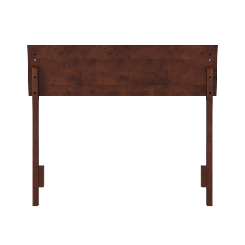 Bradford Twin Solid Wood Headboard in Walnut