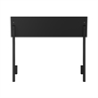 Bradford Twin Solid Wood Headboard in Black