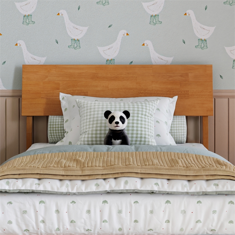 Bradford Twin Solid Wood Headboard in Light Toffee