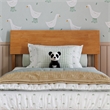 Bradford Twin Solid Wood Headboard in Light Toffee