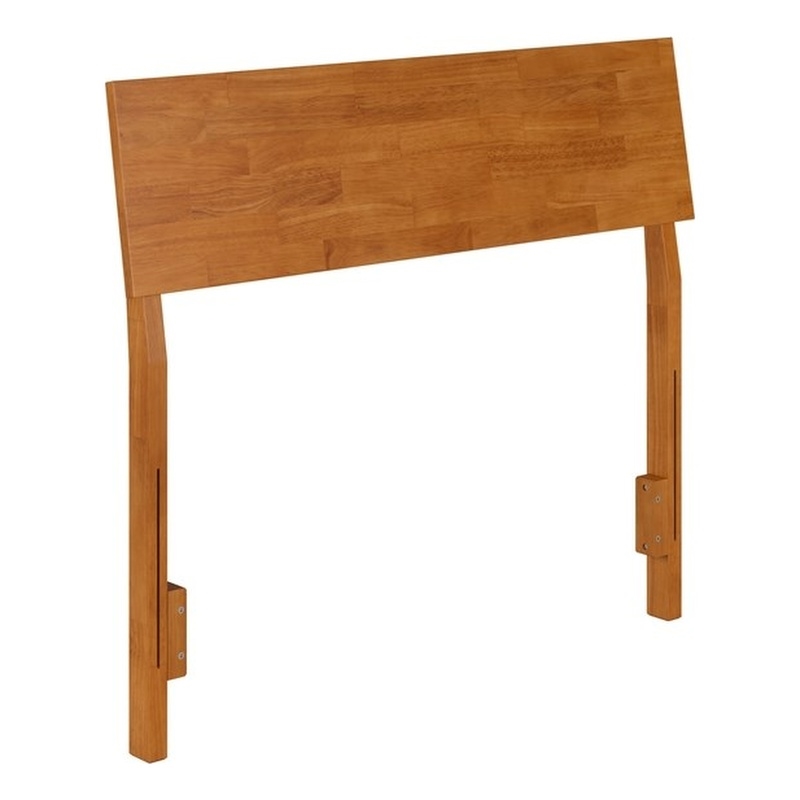 Bradford Twin Solid Wood Headboard in Light Toffee