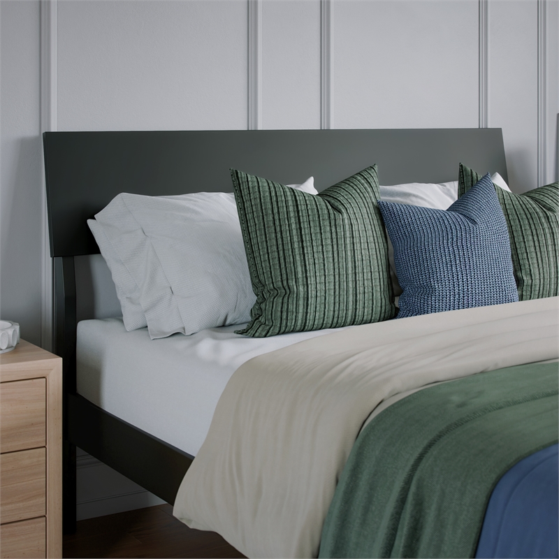 Bradford Full Solid Wood Headboard in Black