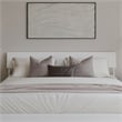 Bradford King Solid Wood Headboard in White