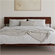 Bradford King Solid Wood Headboard in Walnut