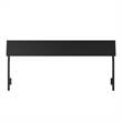 Bradford King Solid Wood Headboard in Black