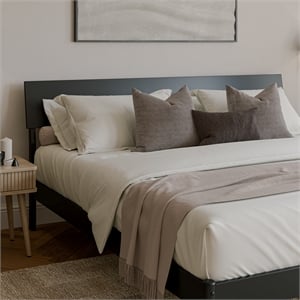 Bradford King Solid Wood Headboard in Black