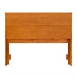 AFI Newport Full Solid Wood Bookcase Headboard in Light Toffee
