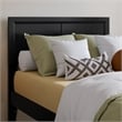 Ellarie Twin XL Wood Platform Bed in Black
