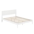Ellarie Queen Solid Wood Platform Bed in White
