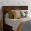 Norla Twin Wood Platform Bed with Footboard and Drawers in Walnut