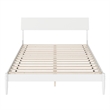 Bradford Queen Wood Platform Bed in White