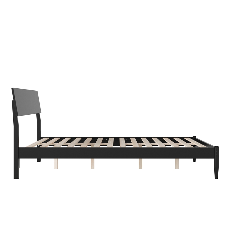 Bradford Queen Wood Platform Bed in Black