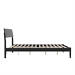 Bradford Queen Wood Platform Bed in Black