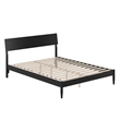 Bradford Queen Wood Platform Bed in Black